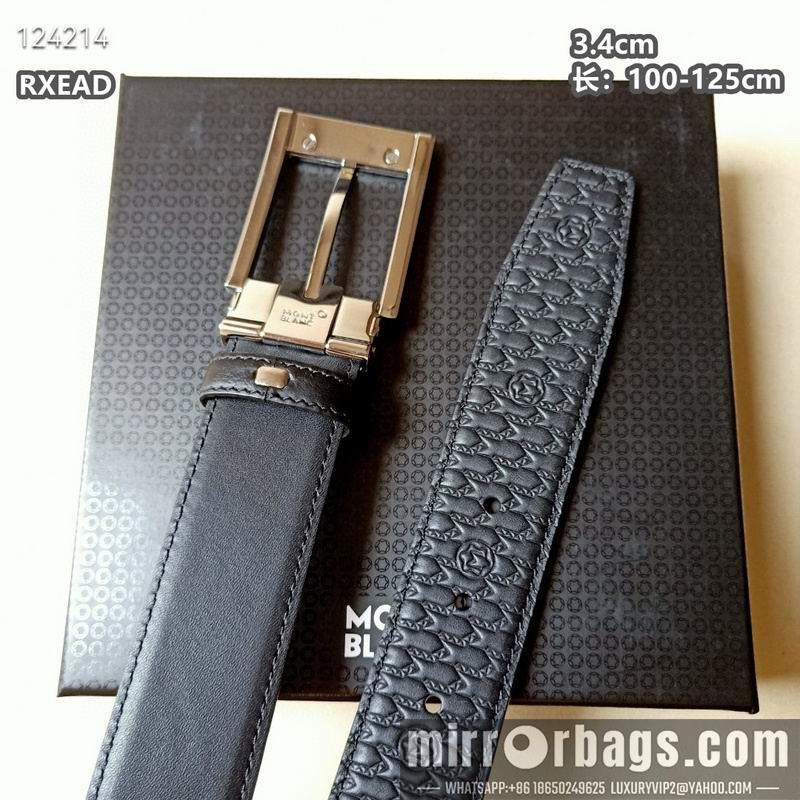 Replica Montblanc belt 34mmX100-125cm 8L06