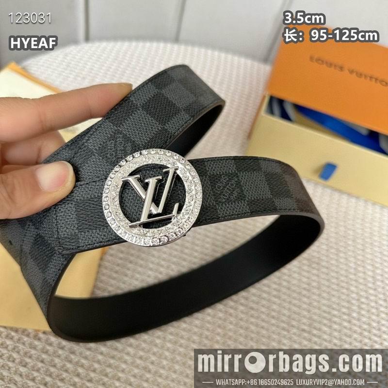 Replica LV belt 35mmX95-125cm 8L18