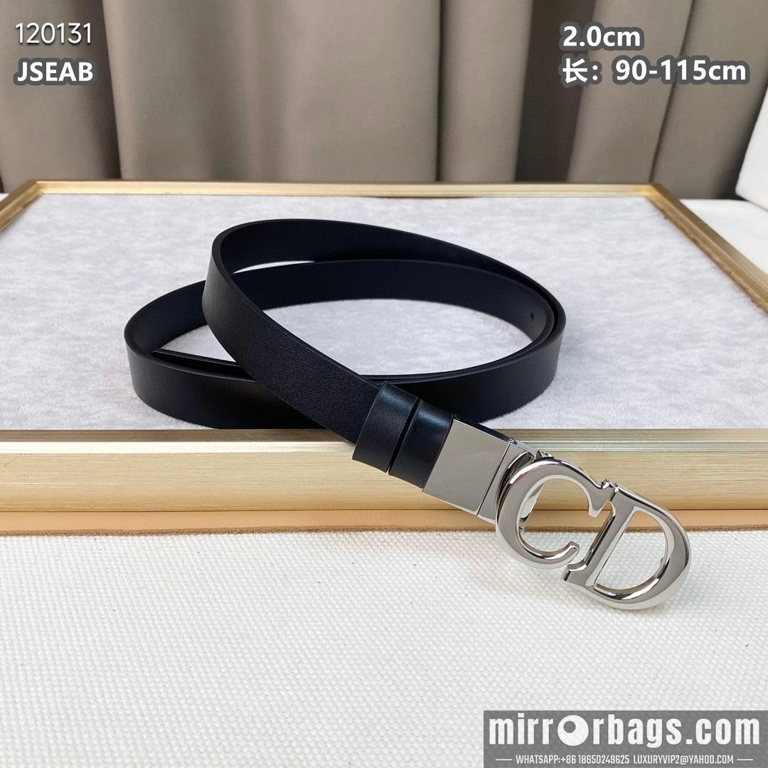 Replica Dior belt 20mmX90-115cm 8L072001