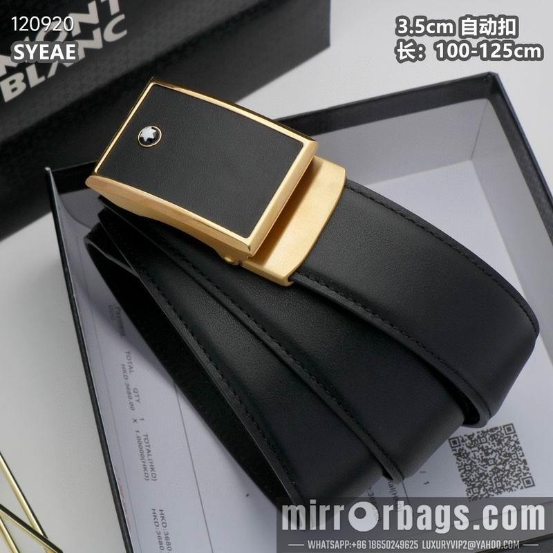 Replica Montblanc belt 自动扣 35mmX100-125cm 8L072006