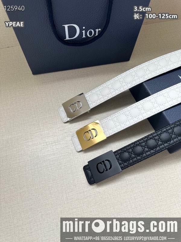 Replica Dior belt 35mmX100-125cm 8L30