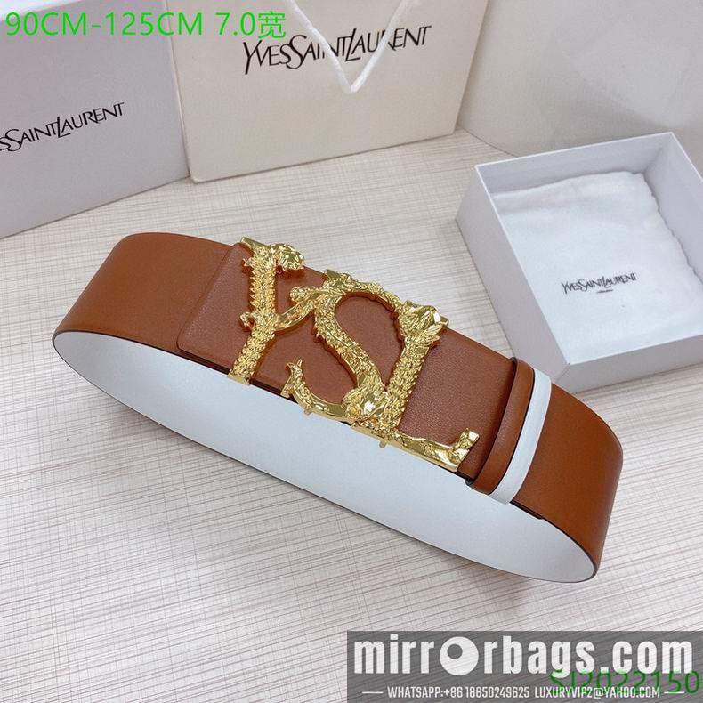 Replica YSL Belt 70mmX90-125cm 7D04