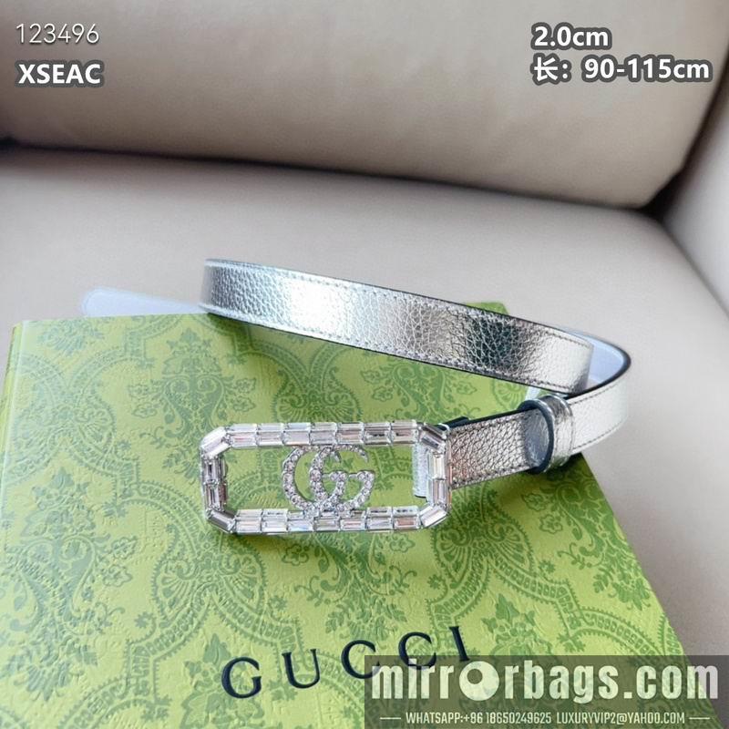 Replica Gucci belt 20mmX90-115cm 8L23