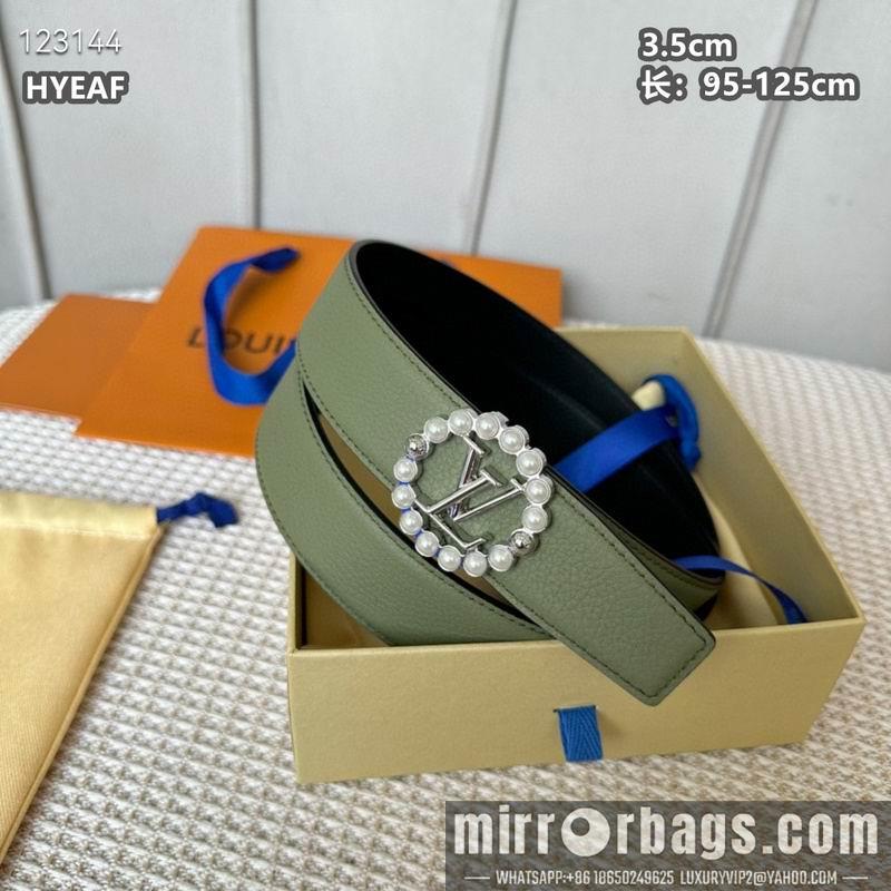 Replica LV belt 35mmX95-125cm 8L16