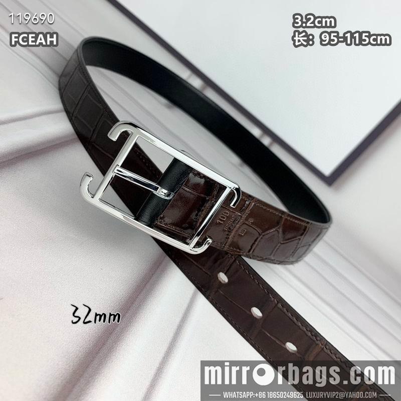 Replica Hermes belt 32mmX95-125cm 8L040804