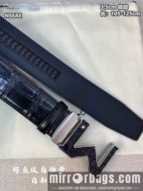 Replica Montlanc belt 35mmX105-125cm 8L62