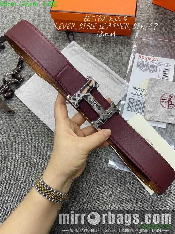 Replica Hermes Belt 38mmX95-125cm 7D119