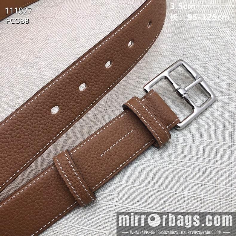 Replica Hermes Belt 35mm 95-125cm 8L07