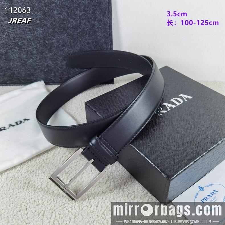 Replica Prada belt 35mmX100-125cm 8L04