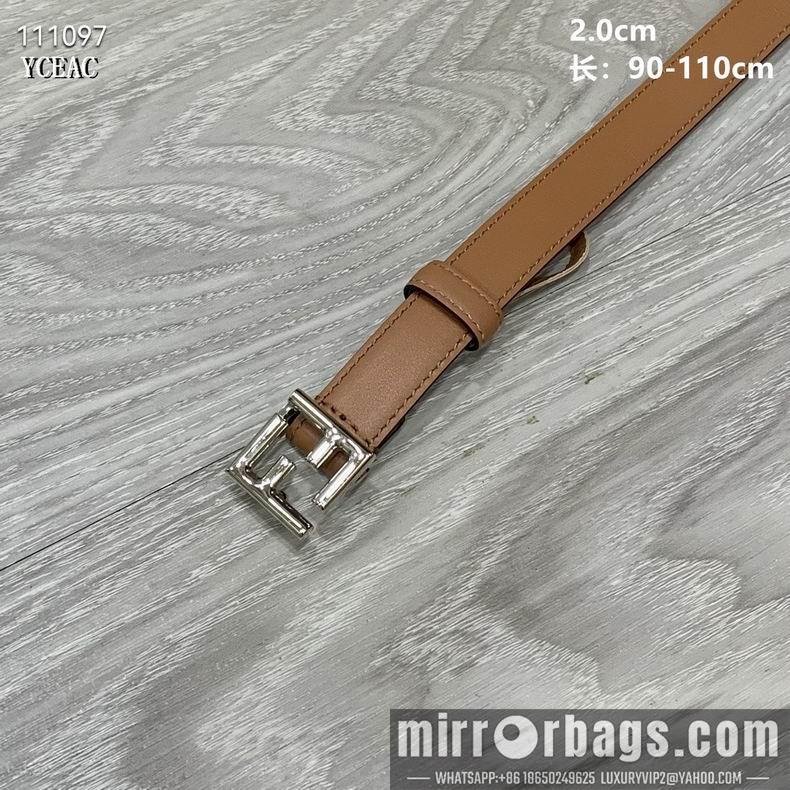Replica Fendi Belt 20mmX90-110cm 8L01