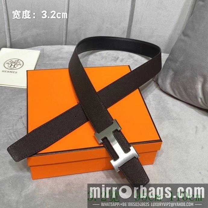 Replica Hermes Belt 32mmX95-110cm 7D18