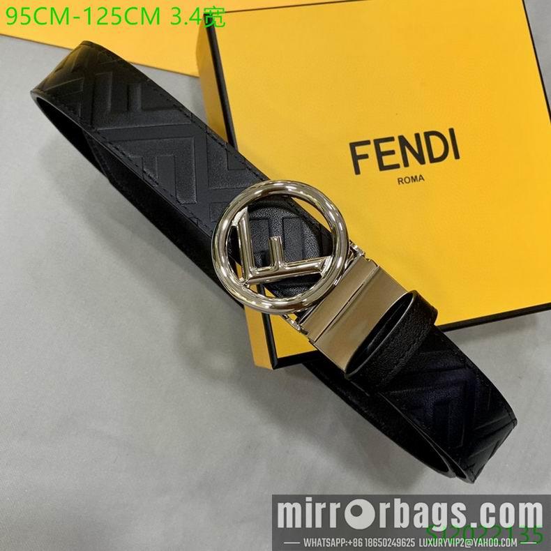 Replica Fendi Belt 34mmX95-125cm 7D07