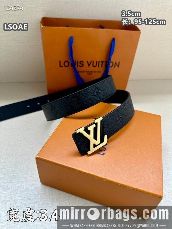 Replica LV belt 35mmX95-125cm 8L08