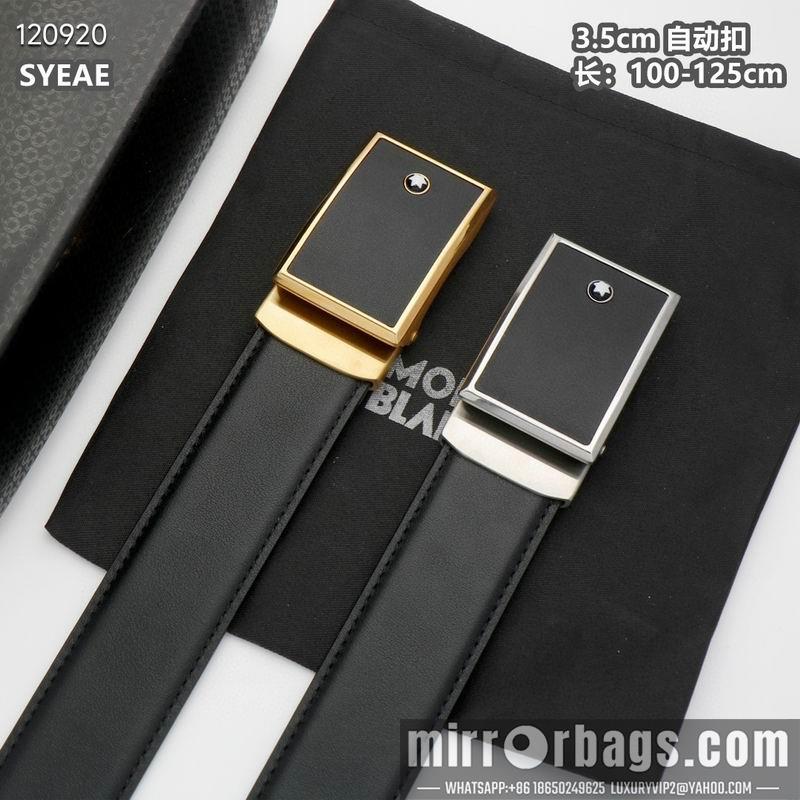 Replica Montblanc belt 自动扣 35mmX100-125cm 8L072006