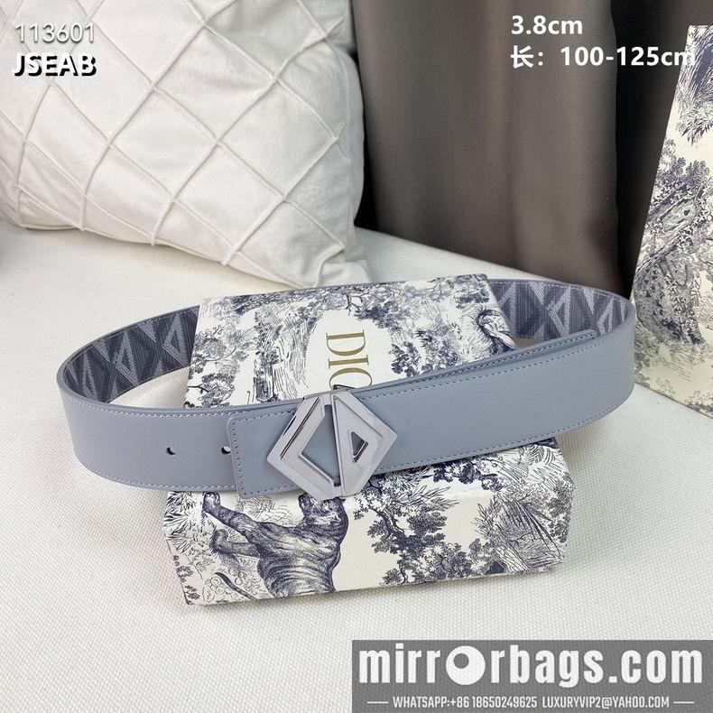 Replica Dior belt 38mmX100-125cm 8L02