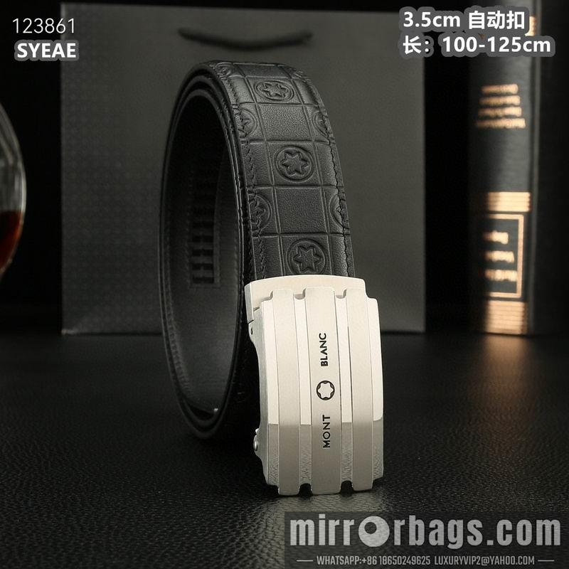 Replica Montlanc belt 35mmX100-125cm 8L49