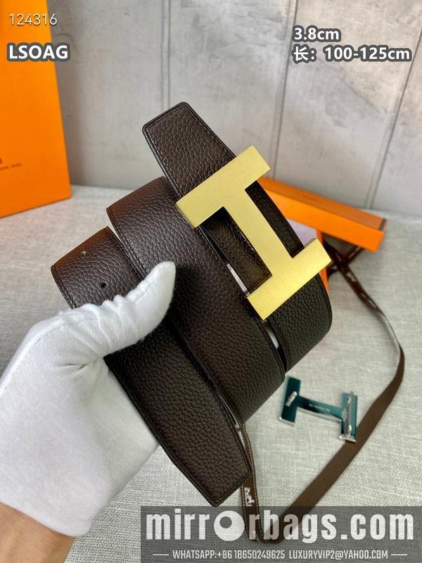Replica Hermes belt 38mmX100-125cm 8L04