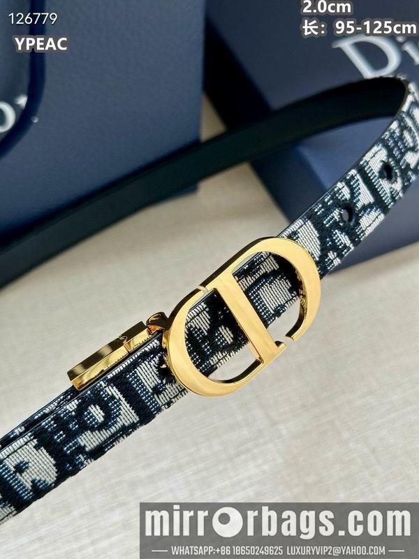 Replica Dior belt 20mmX95-125cm 8L22