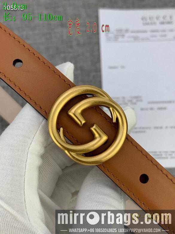 Replica Gucci belt 20mm 95-110cm 8L01