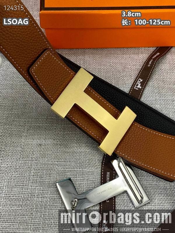 Replica Hermes belt 38mmX100-125cm 8L04