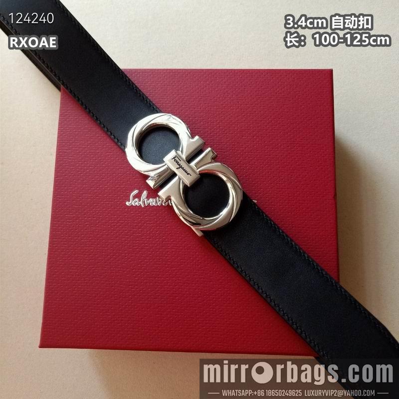 Replica Ferragamo belt 34mmX100-125cm 8L07
