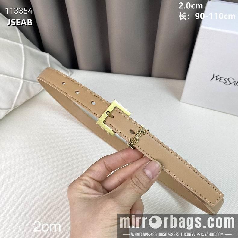 Replica YSL belt 20mmX90-115cm 8L01