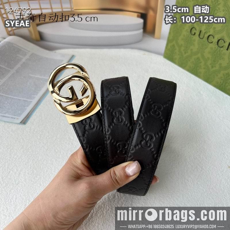 Replica Gucci belt 35mmX100-125cm 8L17