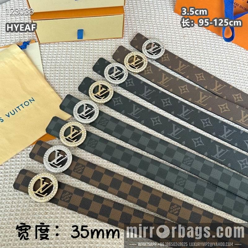 Replica LV belt 35mmX95-125cm 8L18