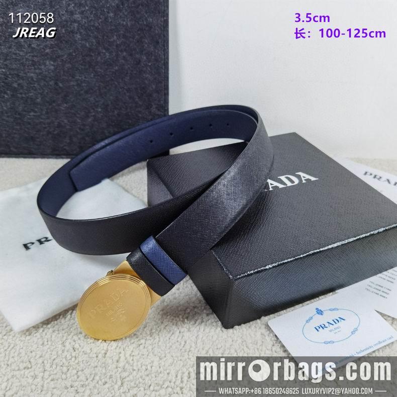 Replica Prada belt 35mmX100-125cm 8L08