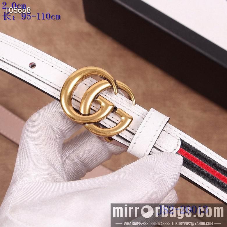 Replica Gucci belt 20mm 95-110cm 8L02