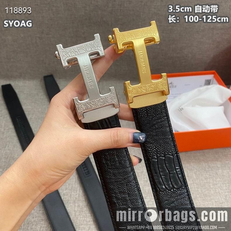 Replica Hermes belt自动带 35mmX100-125cm 8L010801