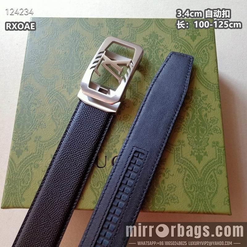Replica LV belt 34mmX100-125cm 8L29