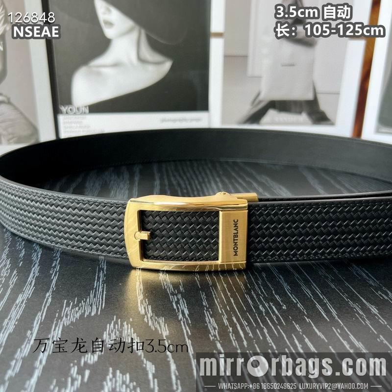 Replica Montlanc belt 35mmX105-125cm 8L63