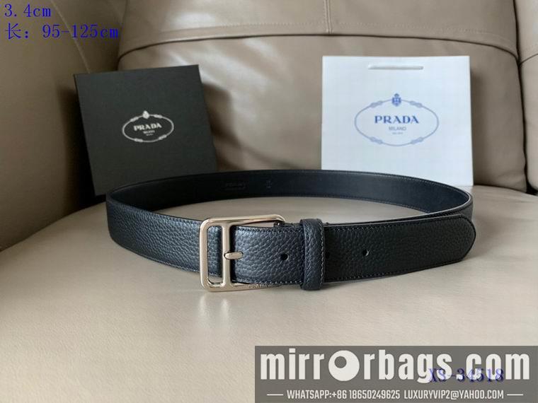 Replica Parda Belt 34mmX95-125cm 8L02