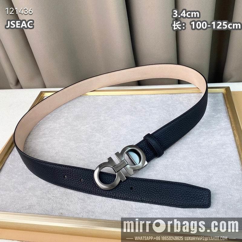 Replica Ferragamo belt 34mmX100-125cm 8L09