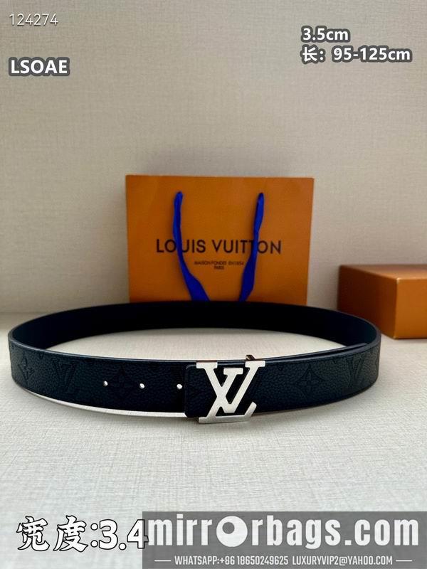Replica LV belt 35mmX95-125cm 8L08
