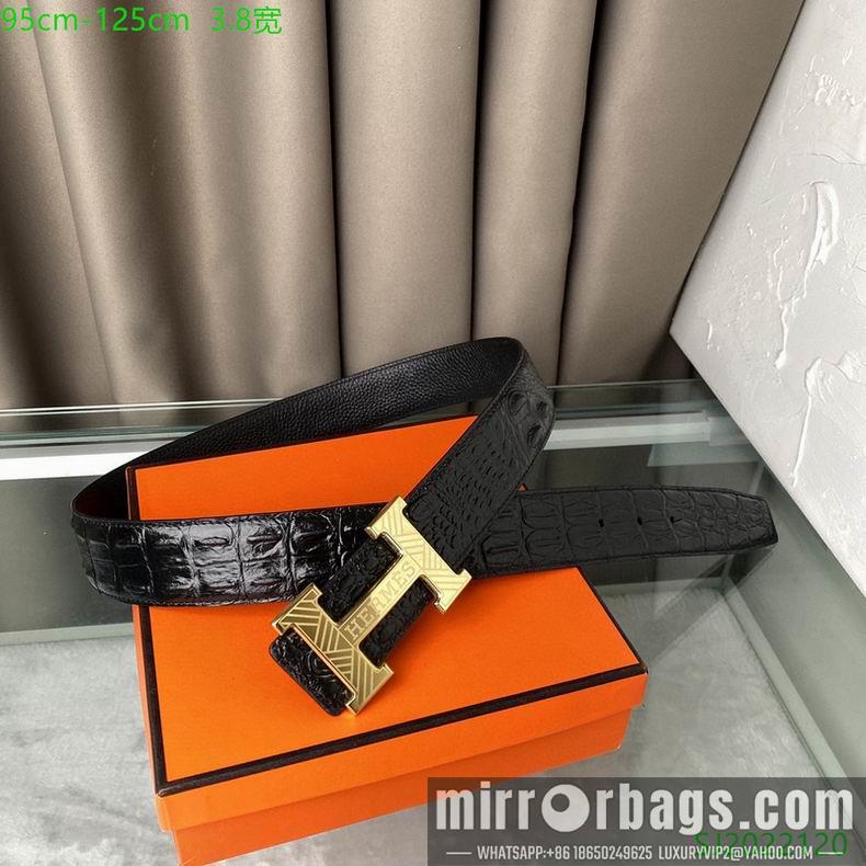 Replica Hermes Belt 38mmX95-125cm 7D105