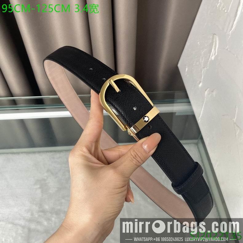 Replica Montblanc Belt 34mmX95-125CM 7D35