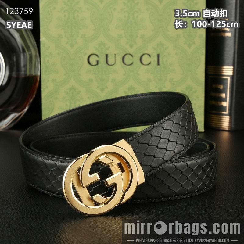 Replica Gucci belt 35mmX100-125cm 8L54