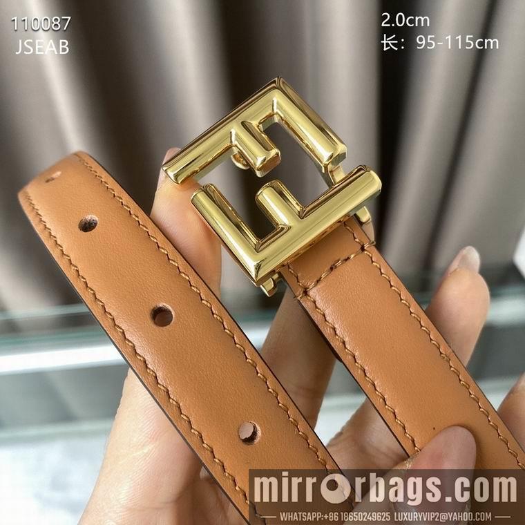 Replica Fendi Belt 20mmX95-115CM 8L09