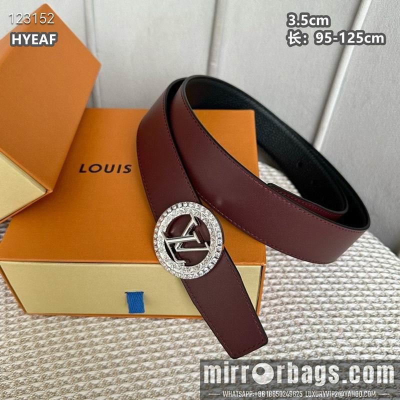 Replica LV belt 35mmX95-125cm 8L16