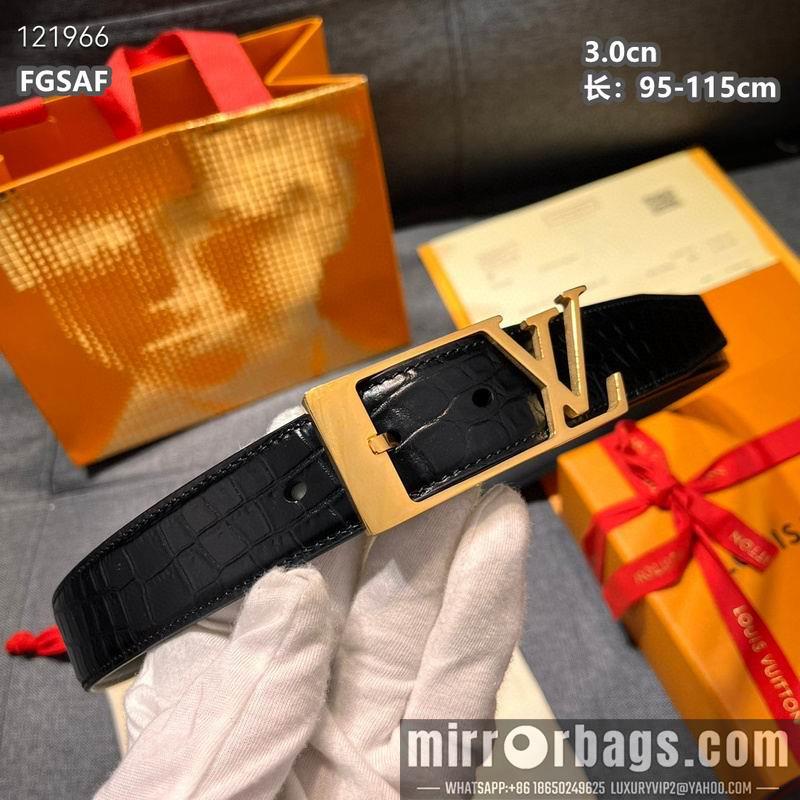 Replica LV belt 30mmX95-115cm 8L25