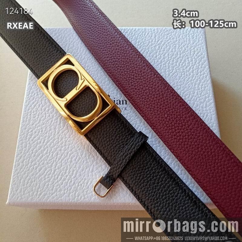 Replica Dior belt 34mmX100-125cm 8L03