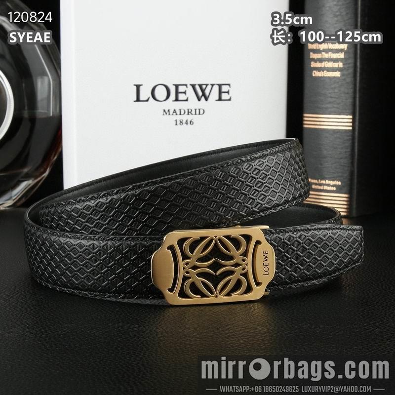 Replica Loewe belt 自动带 35mmX100-125cm 8L072001