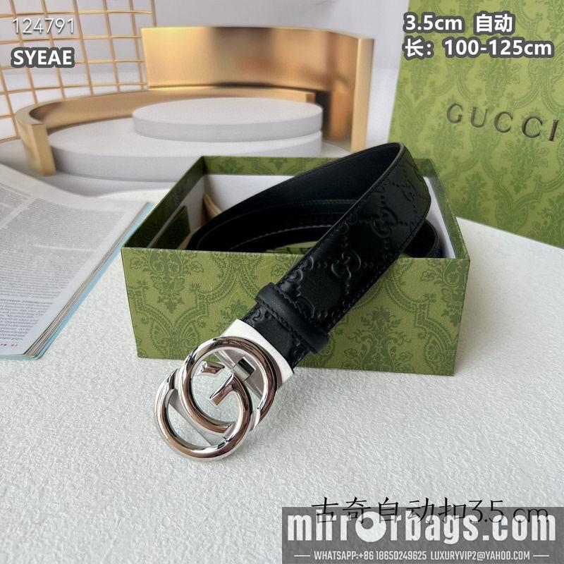 Replica Gucci belt 35mmX100-125cm 8L17