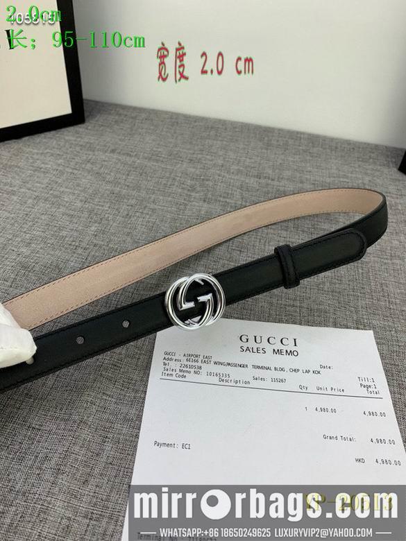 Replica Gucci belt 20mm 95-110cm 8L01