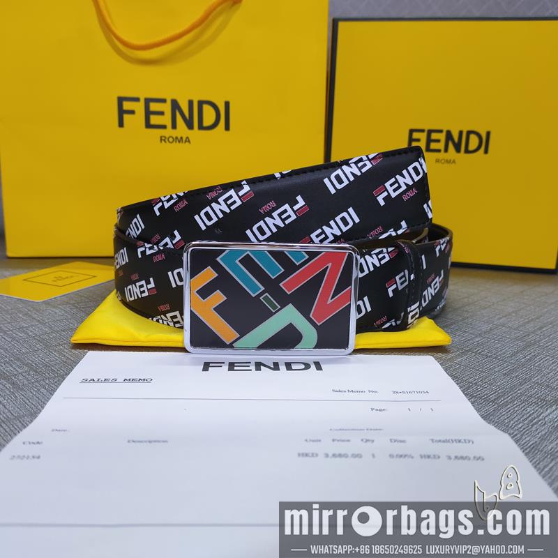Replica Fendi belt 38mmX80-125cm lb02