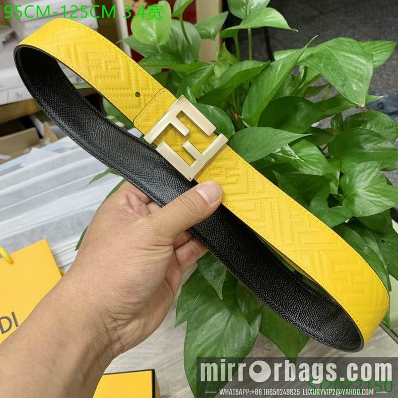 Replica Fendi Belt 34mmX95-125cm 7D01