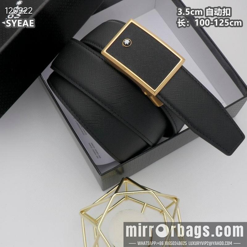 Replica Montblanc belt 自动扣 35mmX100-125cm 8L072009