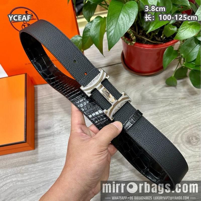 Replica Hermes belt 38mmX100-125cm 8L60